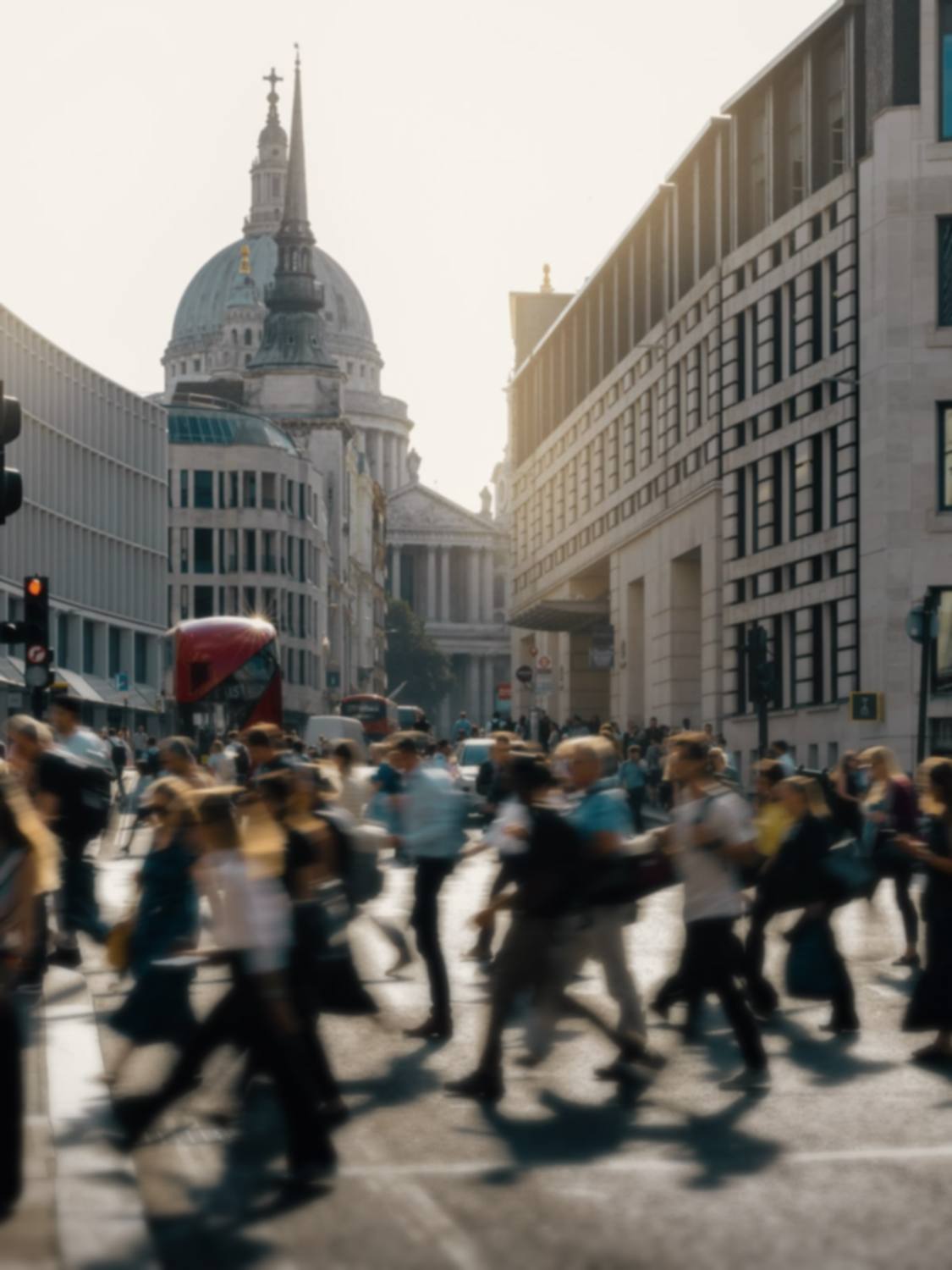 A crossing in the City of London